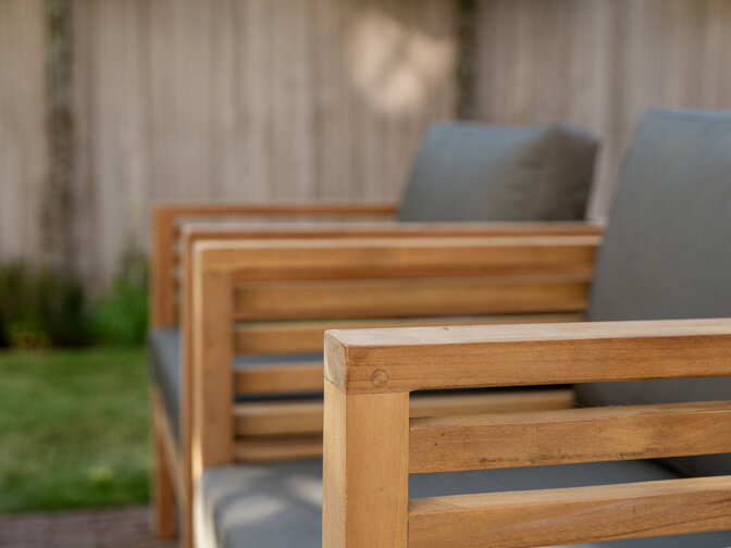 Teak Loungestoel Palermo