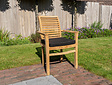 Teak tuinset Toscane 155 met 6 stapelbare stoelen