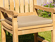 Teak tuinset Napoli 100x240 met blokstoelen