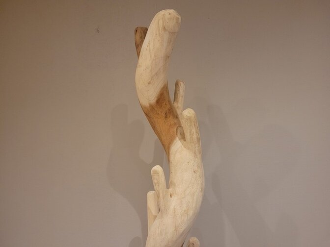 Staande kapstok hardhout