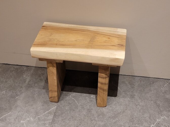 1 persoons boomstambankje 60cm