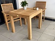 Teak houten tuintafel vierkant Venice 80cm