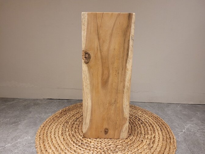 Sokkel 30x30x80cm houtblok Kolom