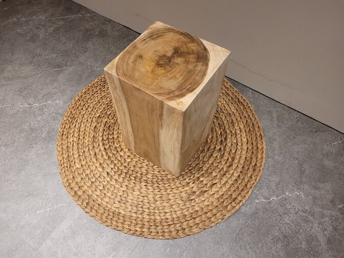 Suar hout blok 30x30x50cm