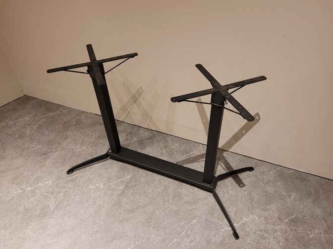 Anti wiebelpoot zwart - dubbel losse poot