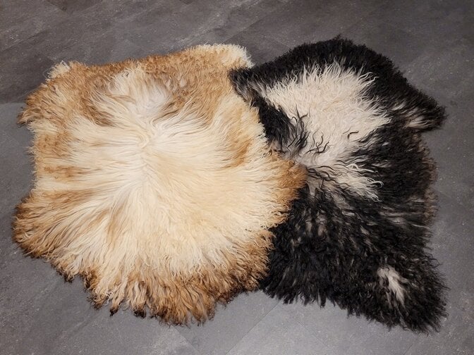 Huiden - Ijslandse schapenvacht - diverse kleuren