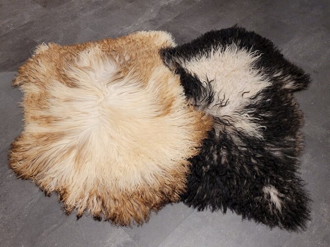 Huiden - Ijslandse schapenvacht - Krulvacht