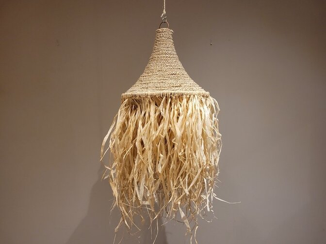 Lampenkap Ibiza stijl 35x25cm