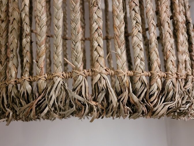 Lampenkap van riet - Ibiza stijl 50x52cm