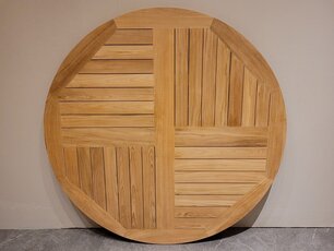 Teak tafelblad Toscane 120x3cm