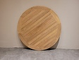 Teak tafelblad Toscane Ø100x3cm