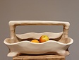 Fruitschaal met handvat ± 30x40x25cm