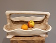 Fruitschaal met handvat ± 30x40x25cm