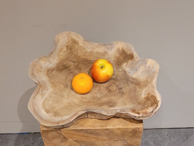 Fruitschaal naturel 30/40cm