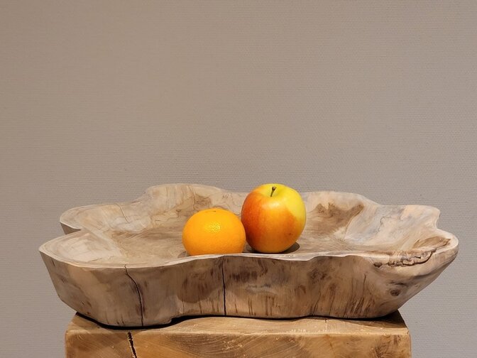 Fruitschaal naturel 30/40cm