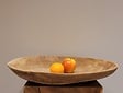 Dunne houten fruitschaal 50cm