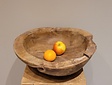 Houten kom  wortelhout - +/- 40 x 20cm