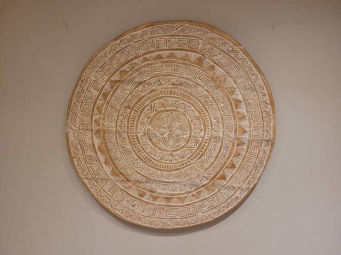 Decoratie wandpaneel rond 100cm