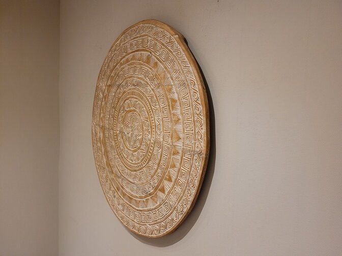 Decoratie wandpaneel rond 100cm
