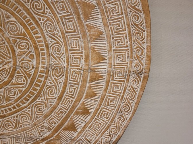 Decoratie wandpaneel rond 100cm