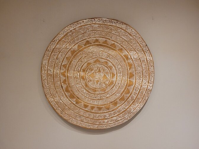 Decoratie wandpaneel Rond 100cm