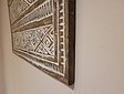 Wandpaneel met houtsnijwerk 66x50x2cm
