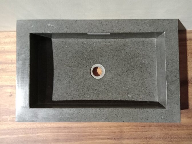 Wasbak natuursteen  60x38x13cm - FL22268