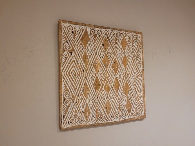 Decoratie wandpaneel 48x50x2cm