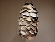 Hanglamp met oesterschelpen - 30x55cm