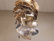 Hanglamp met oesterschelpen - 35x60cm