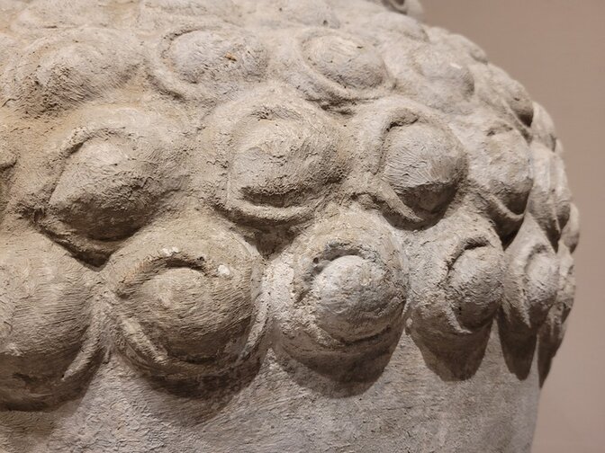 Boeddha hoofd - 80x110x70cm - PVC - BB2384-02