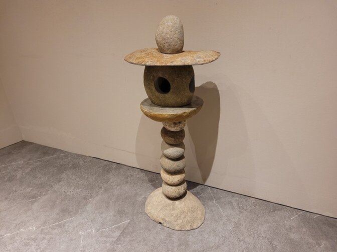 Japanse lantaarn natuursteen - 100cm