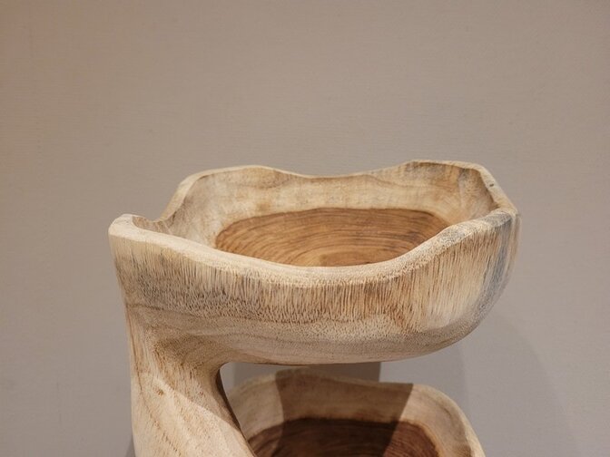 Fruitschaal 3-laags ±25x25x50cm - Etagere