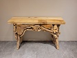 Teak sidetable - wandtafel 120x32x80cm