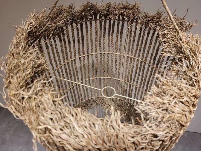 Lampenkap van riet - Ibiza stijl 50x52cm