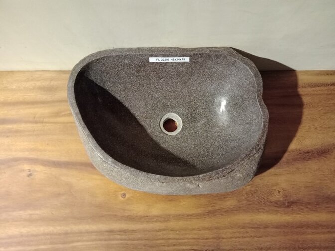 Waskom Natuursteen - 48x34x15cm - FL22296