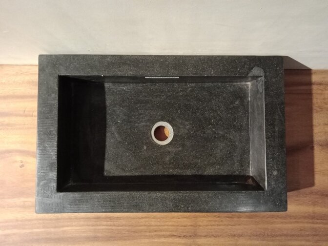 Wasbak natuursteen  60x38x13cm - FL22302