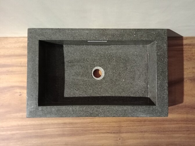 Wasbak natuursteen  60x38x13cm - FL22303