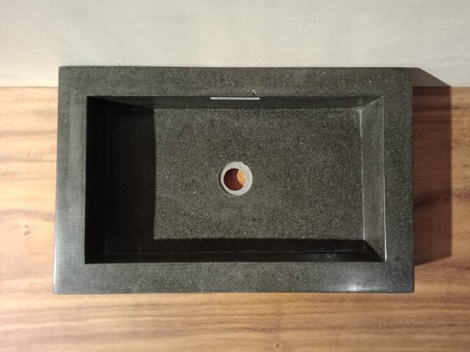 Wasbak natuursteen  60x38x13cm - FL22305