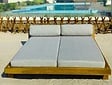 2-persoons Daybed Sella - Teakhout - ligbed - demontabel