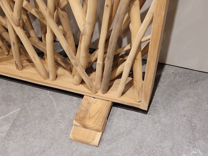 Roomdivider met takken - 120x200cm