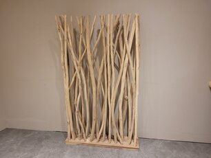 Roomdivider met takken - 90x150cm