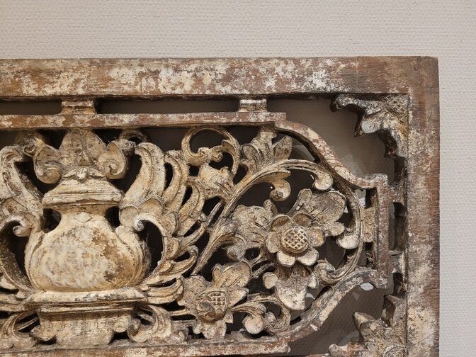 Hout decoratiepaneel Bali - 60x30x3cm