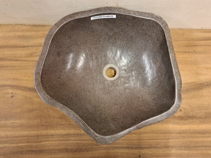Waskom Natuursteen - 51x44x15cm - FL22369