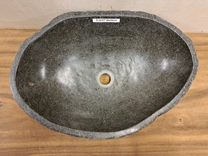 Waskom Natuursteen - 56x34x15cm - FL22377
