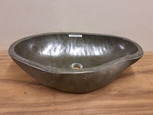 Wasbak van natuursteen - 68x40x15cm - FL22426