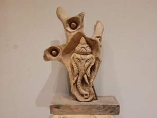 Olifant sculptuur - 35x50x10cm - 01
