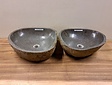 2 waskommen uit 1 steen - 47x43x15cm - FL22473