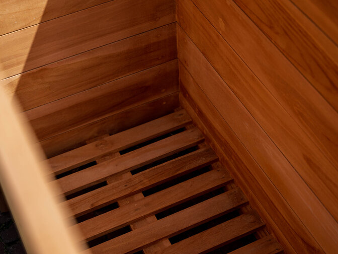 Teakhouten Bloembak 50x100x70cm