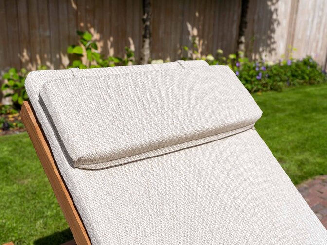 Kussen voor ligbed Mugello/Trento - Taupe gemêleerd 180